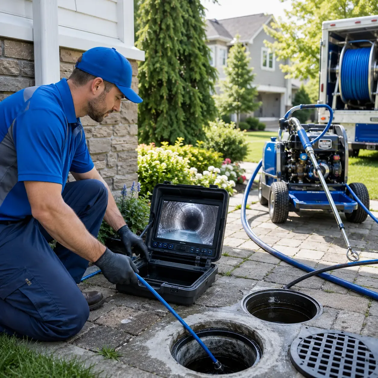 Outdoor drain cleaning professionals serving Saint Louis, MI